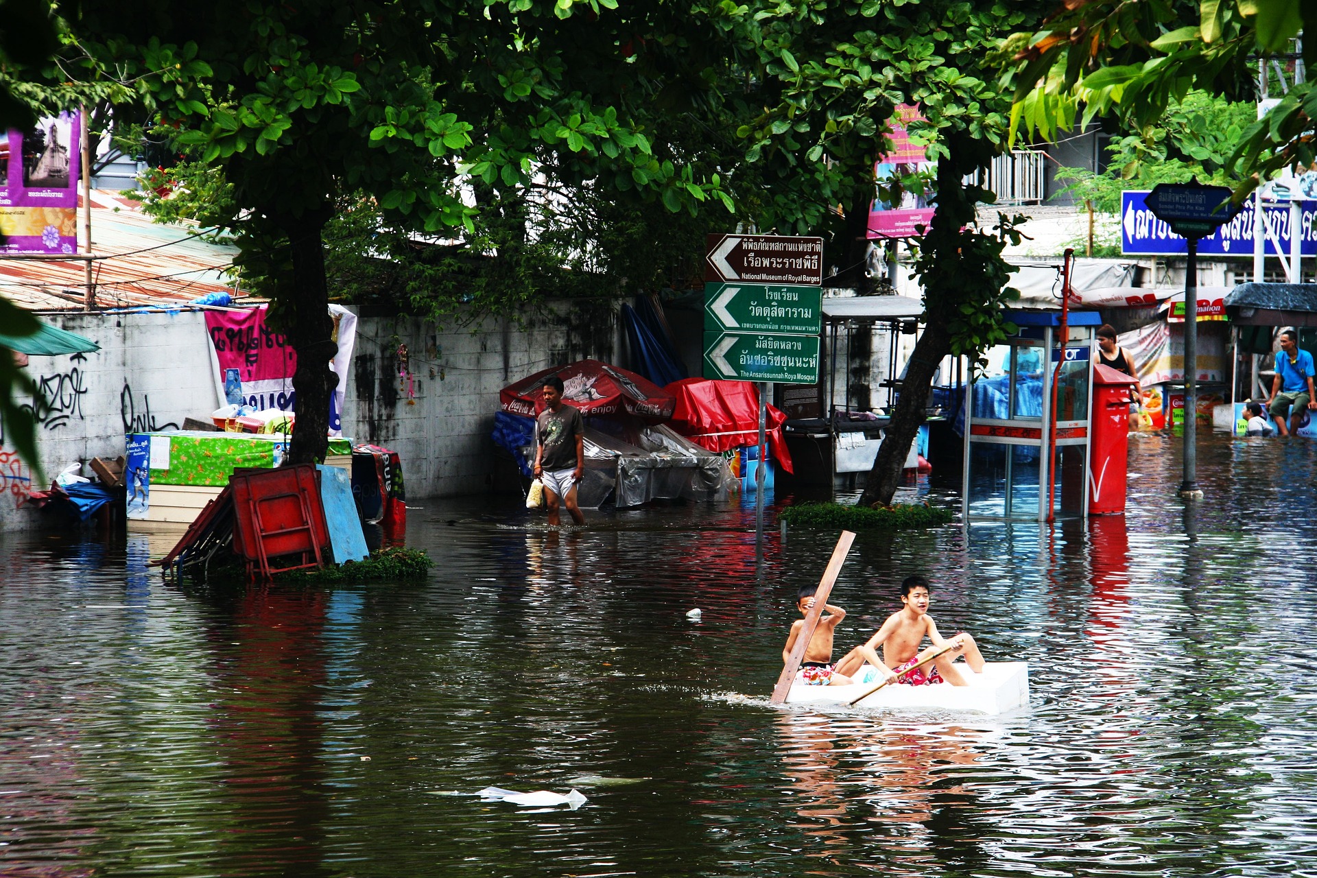 Meer en heviger overstromingen in India en Pakistan door extreme regenval. Ook daarin was het afgelopen jaar een recordjaar.