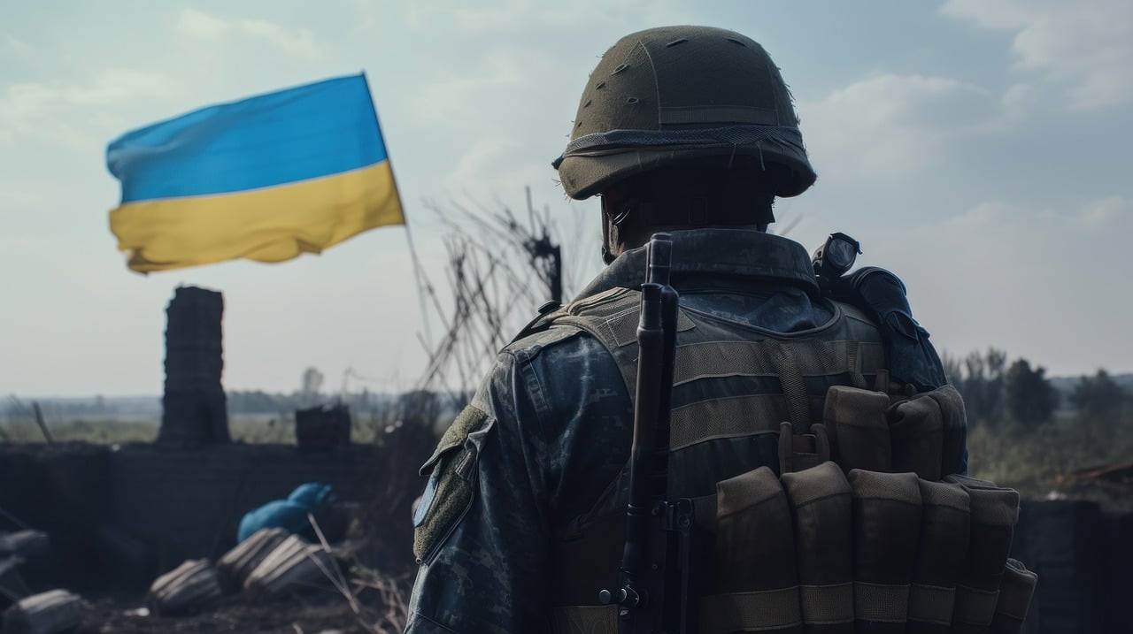 Oekraïne had vrijwel niets in de strijd tegen Rusland. Maar kreeg de wapens, munitie en knowhow van over de hele wereld aangereikt.